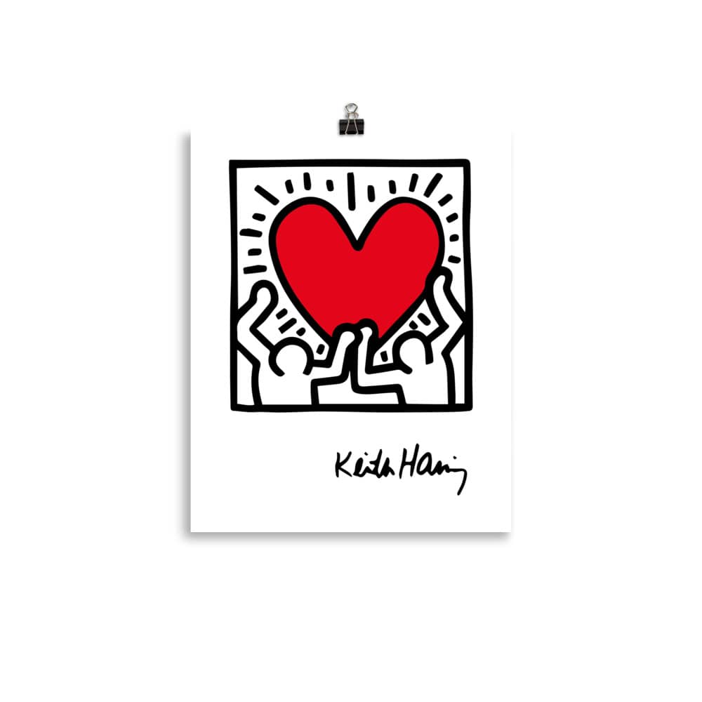 keith haring love art